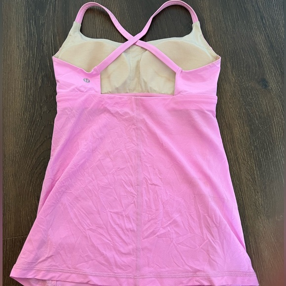 Pink Lululemon tank top size 4 - Picture 2 of 2
